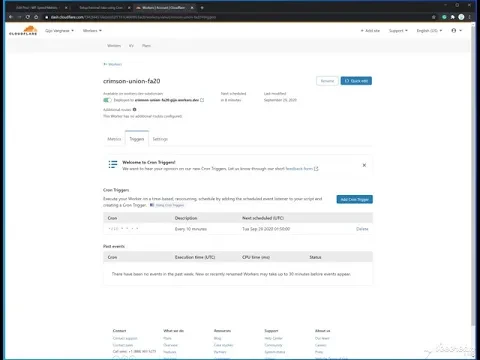 WordPress External Jobs using Cron Triggers from Cloudflare Workers